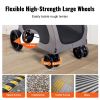 Pet Stroller, 4 Wheels Dog Stroller with Brakes, 160lbs Weight Capacity