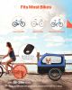 Dog Bike Trailer, Supports up to 88 lbs, Pet Cart Bicycle Carrier for Small & Large Dogs, Easy Folding Frame with Quick Release Wheel